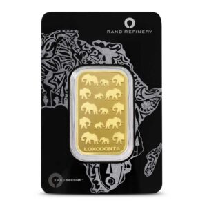 1 oz Rand Refinery Gold Bar (New w/ Black Assay)