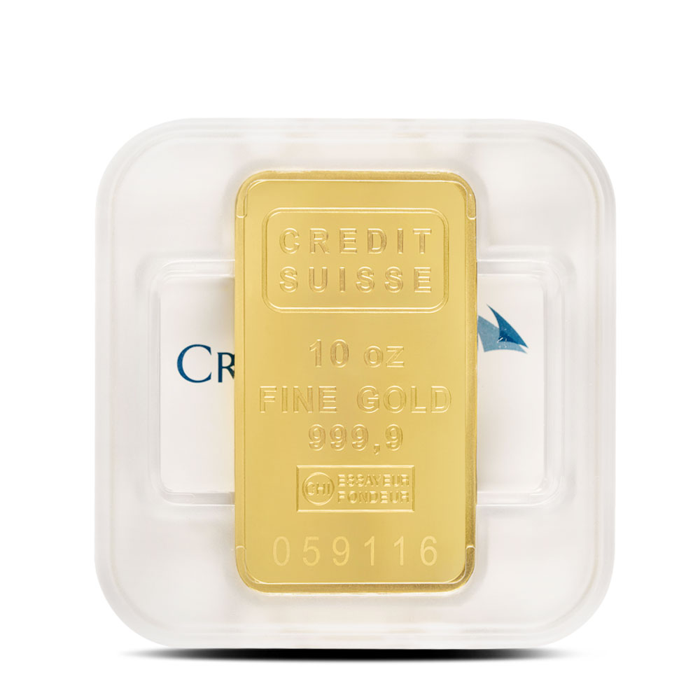 10 oz Credit Suisse Gold Bar (New w/ Assay) - Image 2