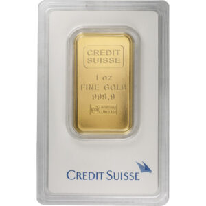1 oz Credit Suisse Gold Bar (Secondary Market w/ Assay)
