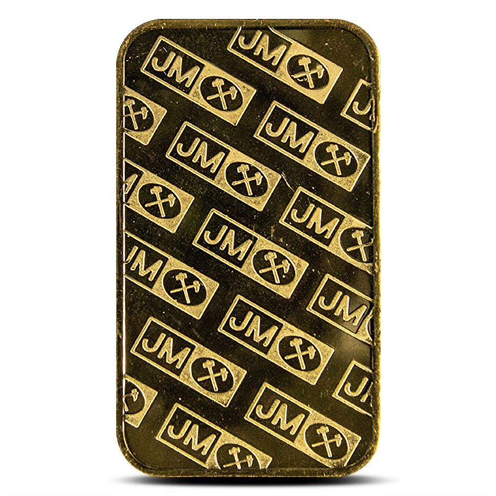 1 oz Johnson Matthey Gold Bar (Varied Design, Varied Condition) - Image 2