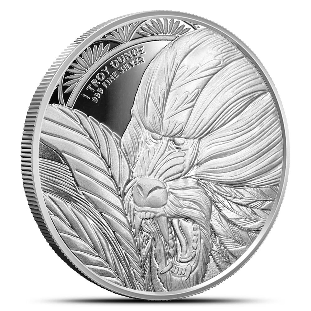2022 1 oz Cameroon Mandrill Silver Coin (BU) - Image 4