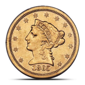Pre-33 .50 Liberty Gold Quarter Eagle Coin (XF)