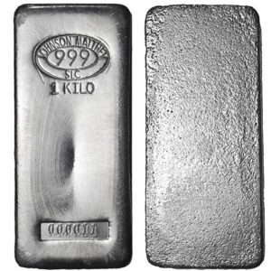 1 Kilo Johnson Matthey Silver Bar (Secondary Market)