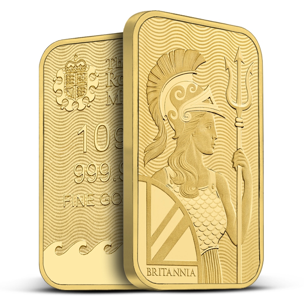 10 Gram British Gold Britannia Bar (New w/ Assay) - Image 4