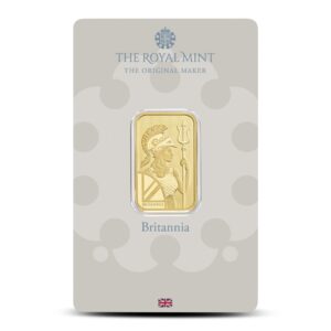 10 Gram British Gold Britannia Bar (New w/ Assay)