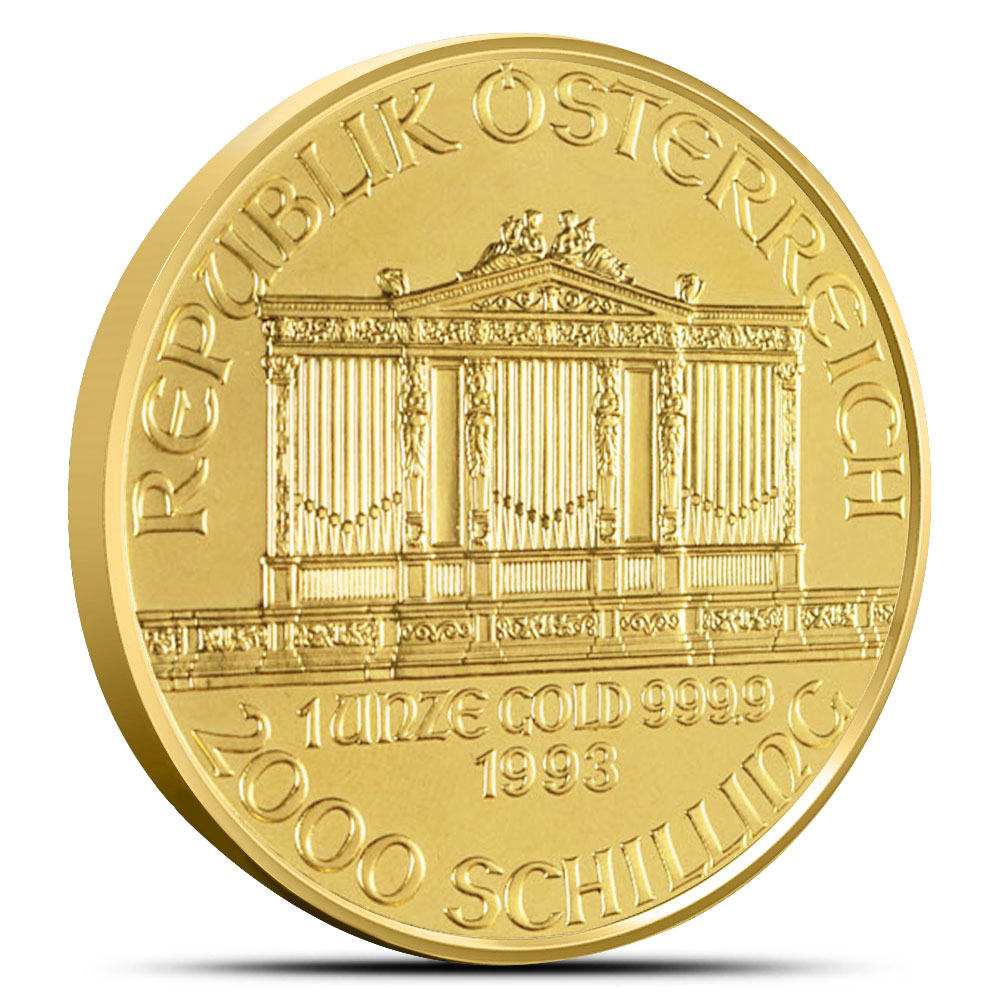 1993 1 oz Austrian Gold Philharmonic Coin - Image 2