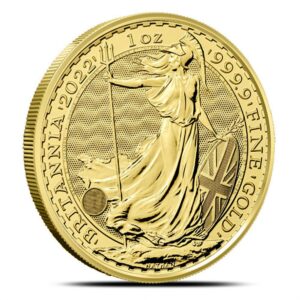 2022 1 oz British Gold Britannia Coin (BU)