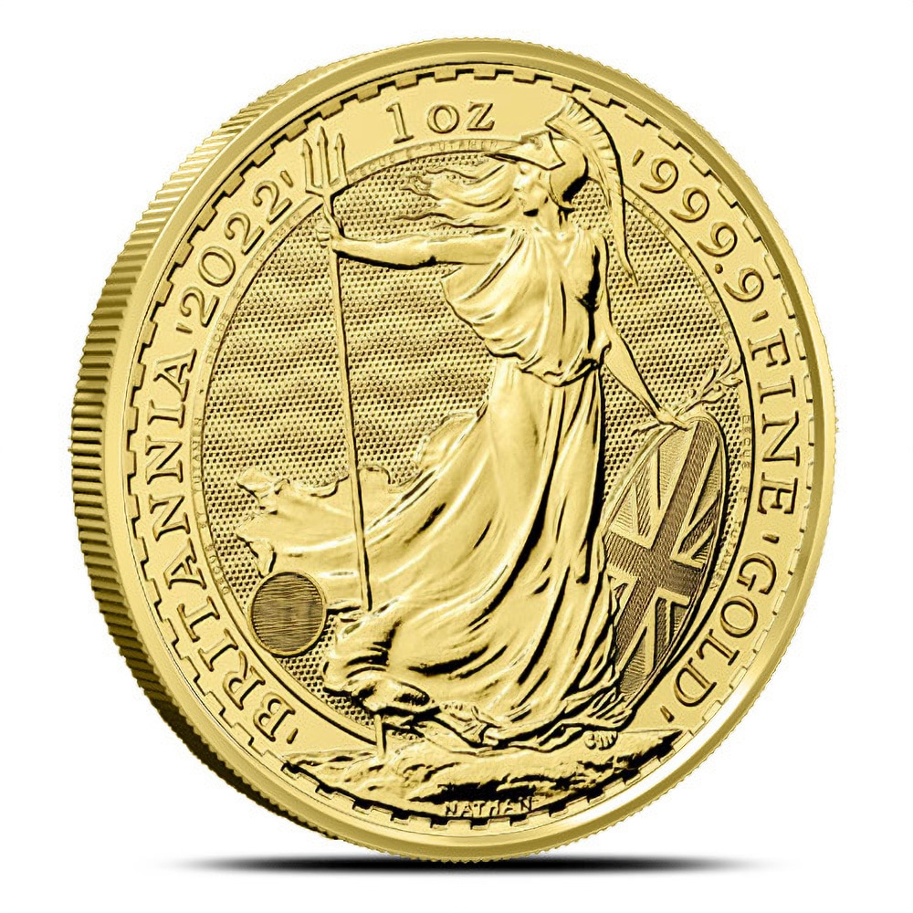 2022 1 oz British Gold Britannia Coin (BU)