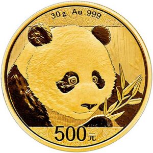 2018 30 Gram Chinese Gold Panda Coin (BU)