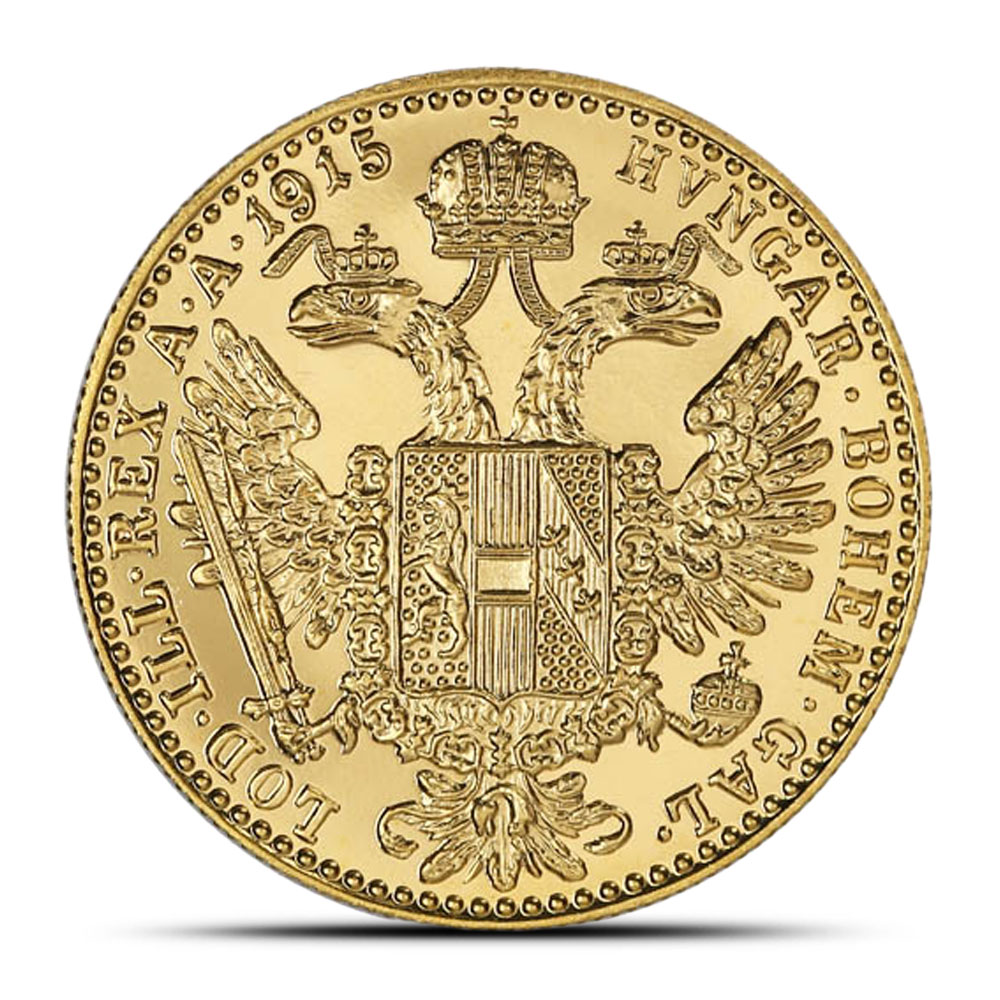 1915 1 Ducat Austrian/Dutch Gold Coin (AU+, Restrikes) - Image 2