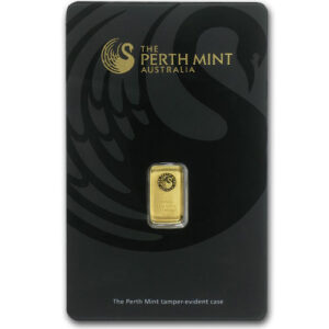 1 Gram Perth Mint Gold Bar (New w/ Assay)
