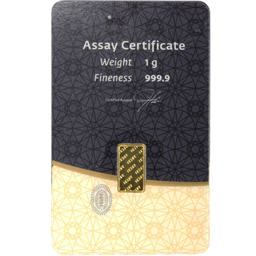 1 Gram Istanbul Gold Refinery Gold Bar (New w/ Assay) - Image 3
