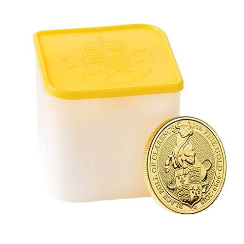 2018 1 oz British Gold Queen's Beast Black Bull Coin - Image 2