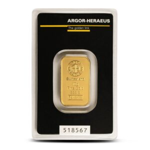 10 Gram Argor Heraeus Gold Bar (New w/ Assay)