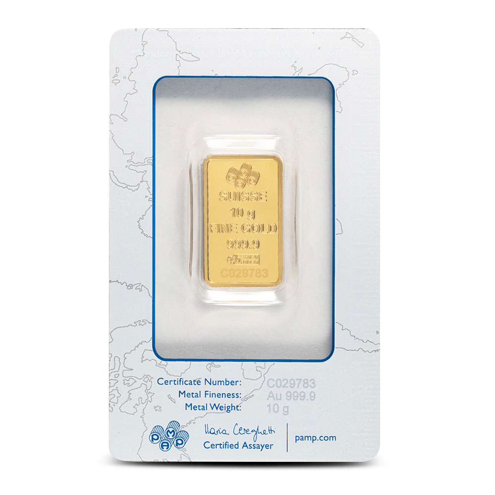 10 Gram PAMP Suisse Rosa Gold Bar (New w/ Assay) - Image 2