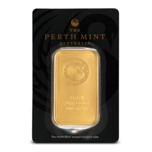 100 Gram Perth Mint Gold Bar (New w/ Assay)