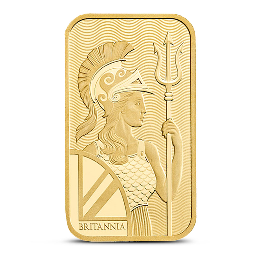 50 Gram British Gold Britannia Bar (New w/ Assay) - Image 2
