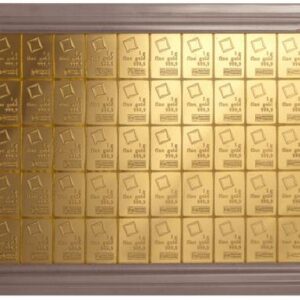 50 Gram Valcambi Gold CombiBar (50x1g, New w/ Assay)