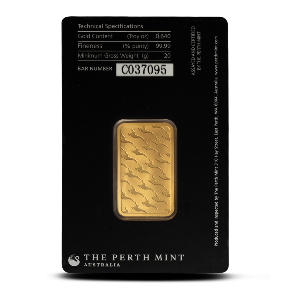 20 Gram Perth Mint Gold Bar (New w/ Assay) - Image 2