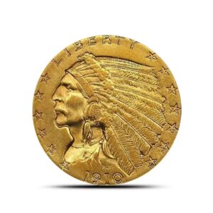 Pre-33 $2.50 Indian Gold Quarter Eagle Coin (Cleaned)