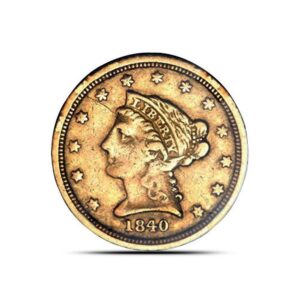 Pre-33 $2.50 Liberty Gold Quarter Eagle Coin (VF)
