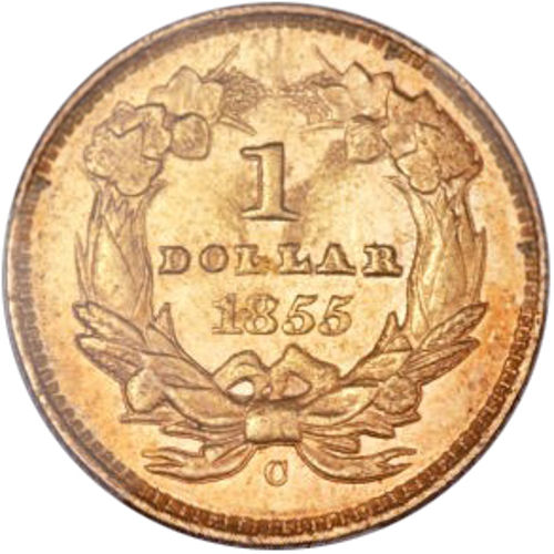 Pre-33 $1 Indian Gold Coin (Type 3, VF) - Image 2
